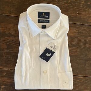Stafford Men's Classic White Dress Shirt